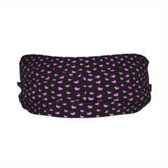Unisex Pink Love Heart Sports Headband