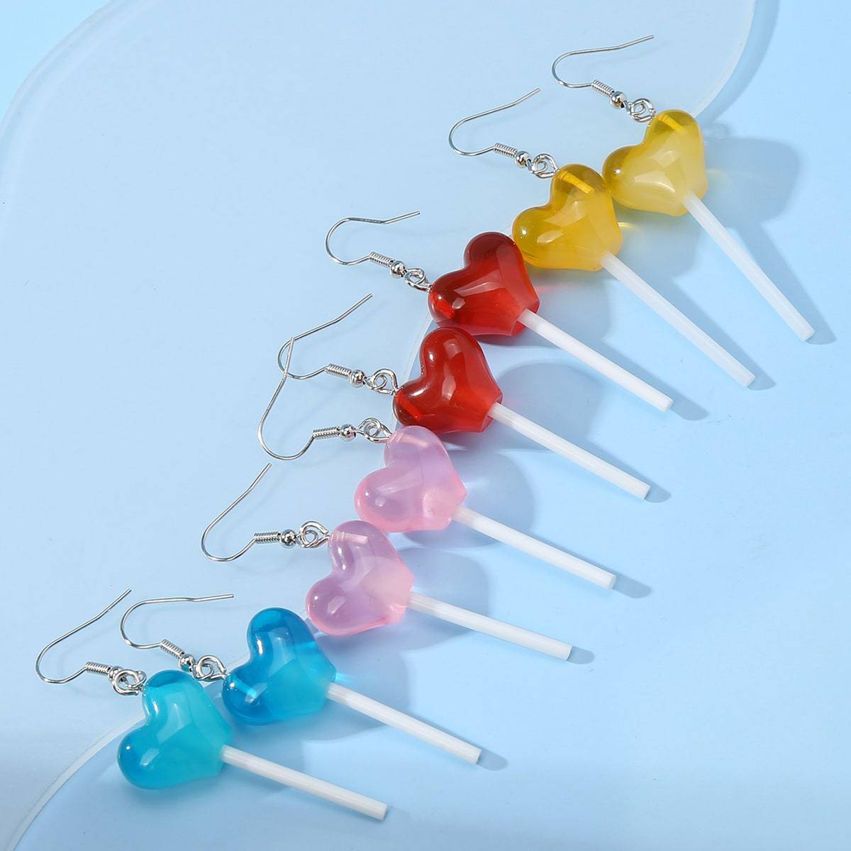 Funny Lollipop Drop Earrings Resin Ear Accessories For Women