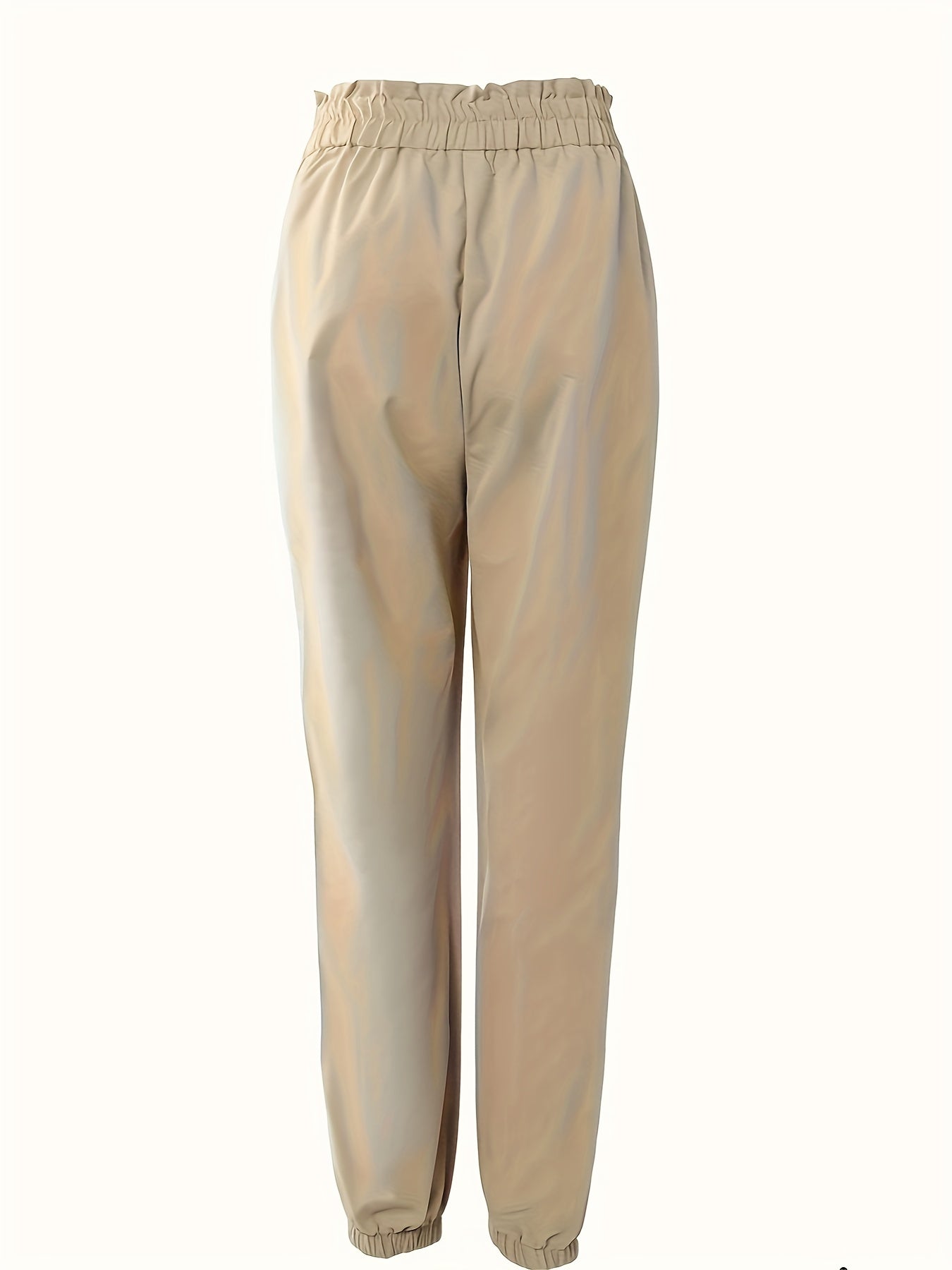  High Rise Jogger Trousers With Pockets