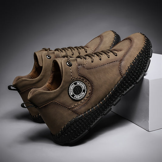 Men's Ankle Boots Casual Rubber Sole Walking Sneakers