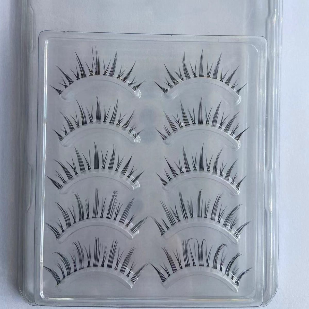 Natural Fluffy False Eyelashes Voluminous Wispy Lashes Extension Tool