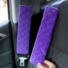 2Pcs Soft Car Seat Belt Covers Shoulder Protector Pads for Adults Teens