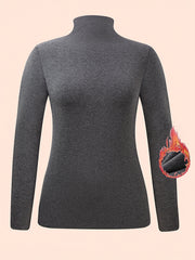 Women's Turtleneck Thermal Underwear Top