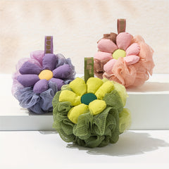 Bath Cleaning Ball Sponge Mesh Shower Ball Household Bathroom Accessories