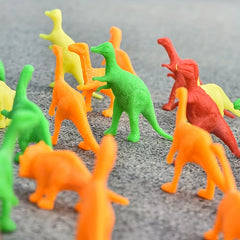 60pcs Soft Glue Dinosaur Toys Tyrannosaurus Rex Models Great Gift for Kids