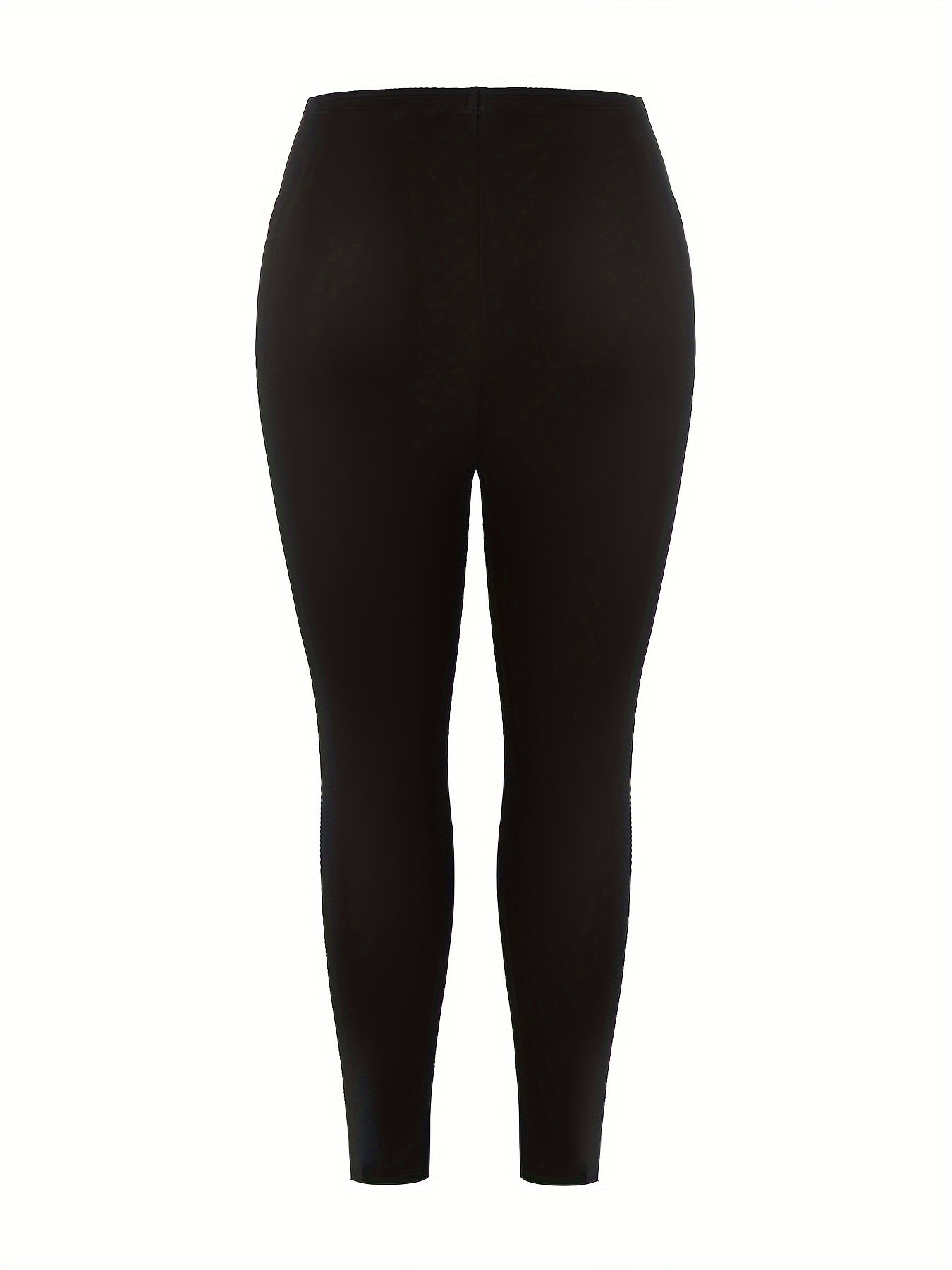 Solid Lace High Rise Leggings