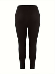  Solid Lace High Rise Leggings