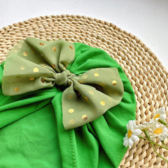 Soft Bowtie Baby Hat for Newborns Spring Summer Thin Headband
