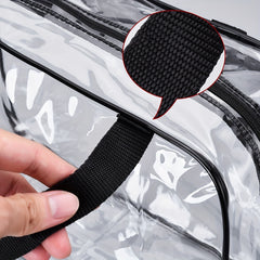 4pcs Transparent Cosmetic Bags Travel Toiletry Bag Waterproof Makeup Bag