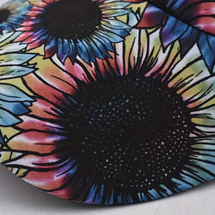 Daisy Print Baseball Cap Ponytail Hip Hop Sports Trucker Hats Mesh Adjustable