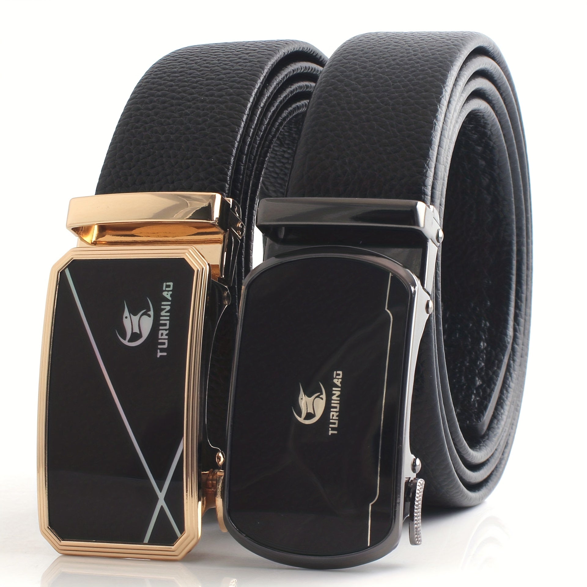 Men's Automatic Buckle Belt - Genuine Leather