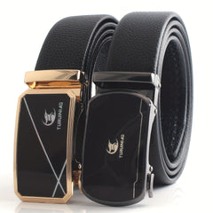 Men's Automatic Buckle Belt - Genuine Leather