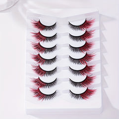 Vibrant Red Crisscross Lash Extensions 4 12mm Sizes