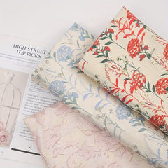 Floral Wrapping Paper Flower Wrapping Cloth DIY Materials