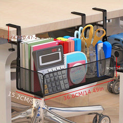 Table Edge Bag Storage Rack Office Workstation Organizer