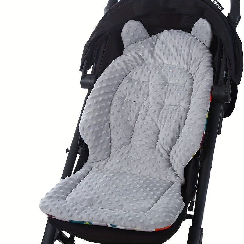 Stroller Cotton Pad Double sided Seat Cushion Autumn And Winter Thick Warm