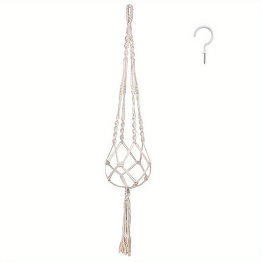 1pc 3pcs Macrame Plant Hanger Set Large Ivory