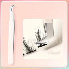 Stainless Steel Eyebrow & Eyelash Tweezers Set