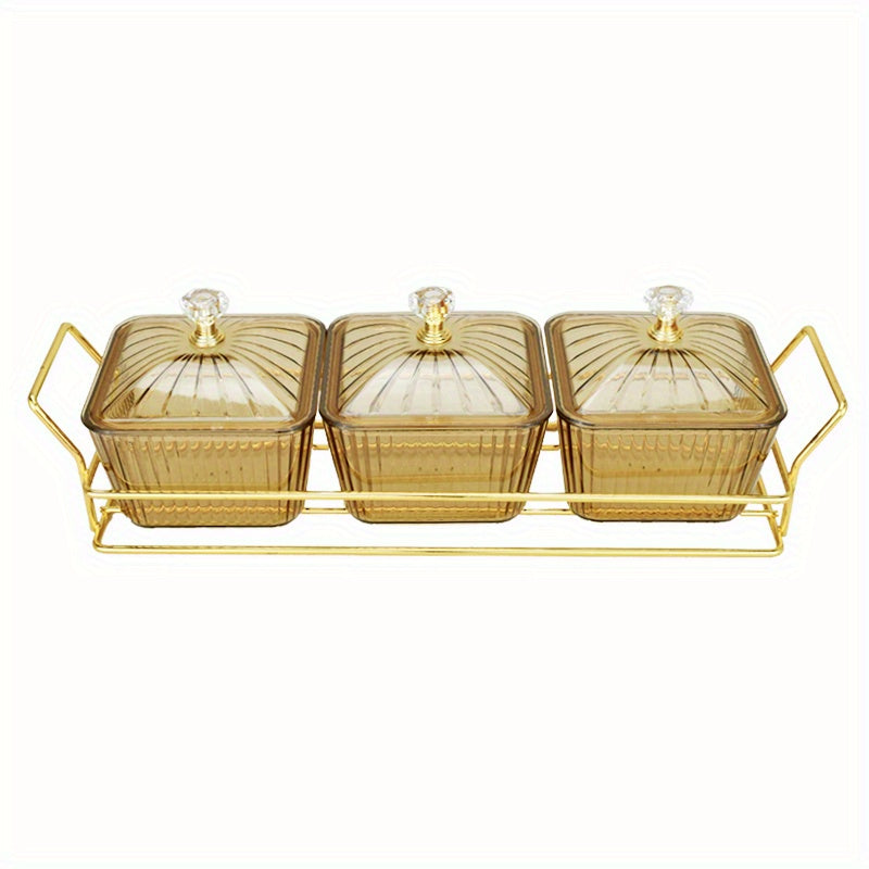 Nut Box Dried Fruit Box With Lid Snack Plate Transparent Nut Jar