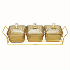 Nut Box Dried Fruit Box With Lid Snack Plate Transparent Nut Jar
