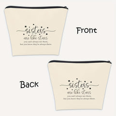 Sisters Like Stars Makeup Bag - Sister Birthday Gift