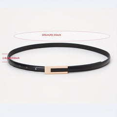 Small Leather Belt Wild Decoration Jeans Belt For Men