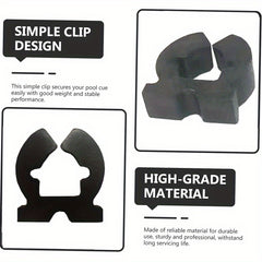 6pcs Pool Cue Clip Wall Mounted Rod Rack Snooker Stick Bracket Holder