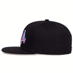 Unisex Breathable Baseball Cap with Alphabet Embroidery