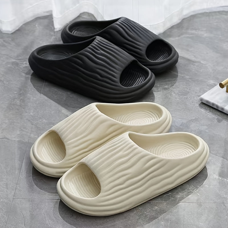 Men's Cloud Slides Pillow Slippers Lightweight Non slip Shoes Indoor Outdoor