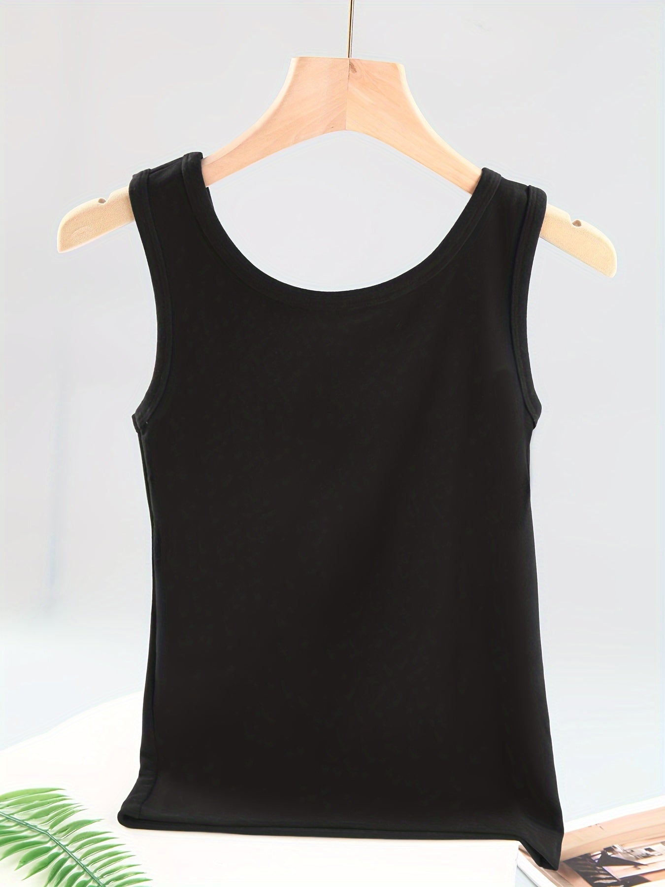 Women's Thermal Crew Neck Sleeveless Top Soft & Comfortable