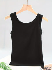 Women's Thermal Crew Neck Sleeveless Top Soft & Comfortable