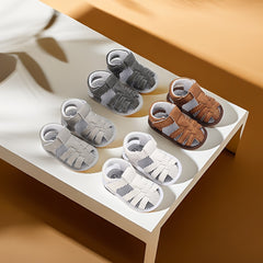 Baby Boys Casual Breathable Sandals - Lightweight Anti Slip Sandals