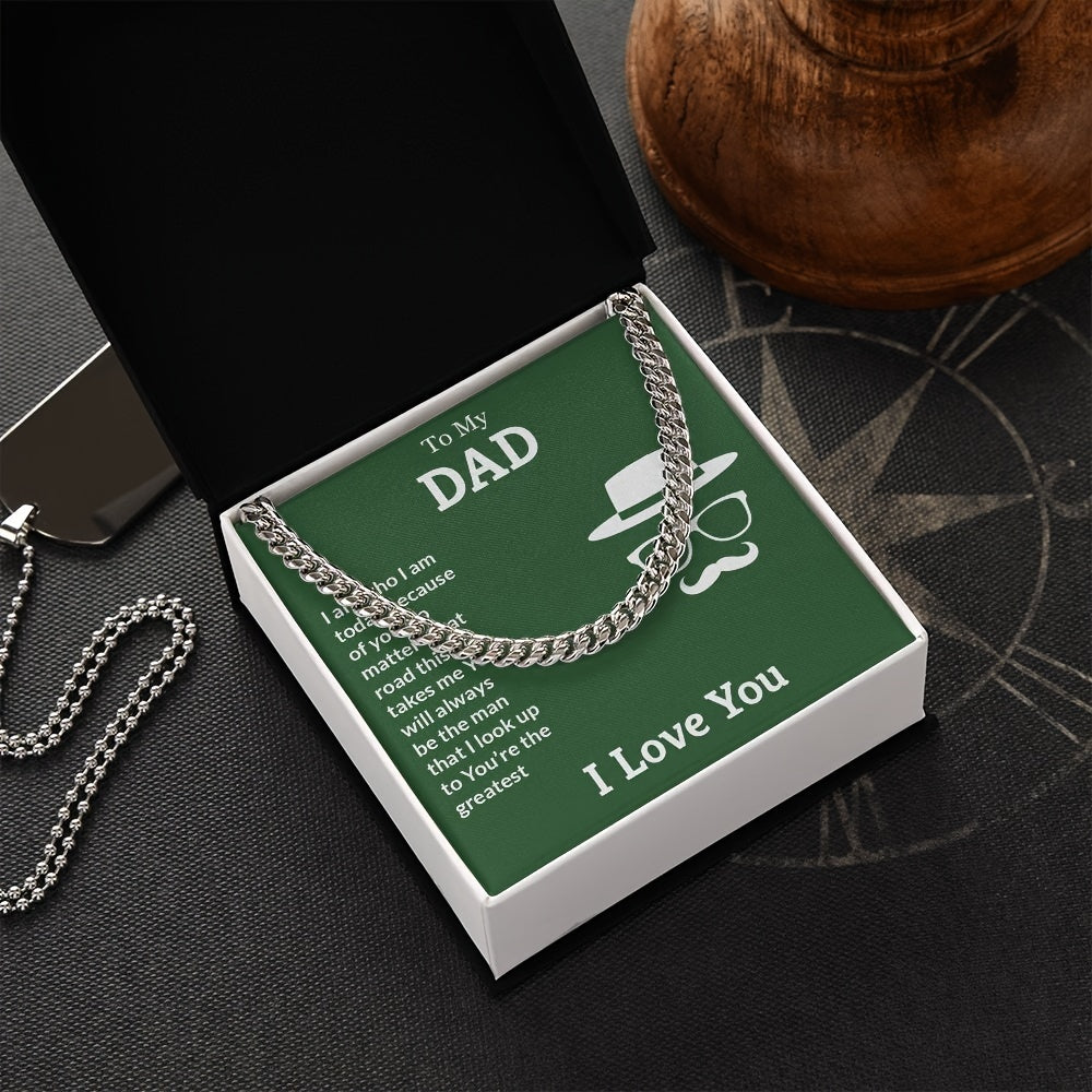 Titanium Steel Necklace For Dad Father's Day Gift