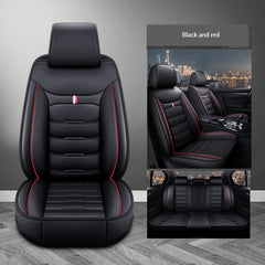 Full Leather Car Seat Cover All Seasons Universal Breathable Cushion