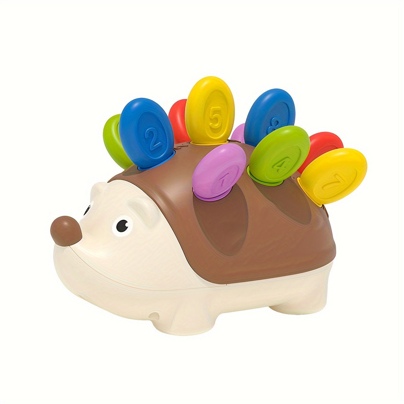 Colorful Hedgehog Puzzle Toy for Kids - Number Matching Activity