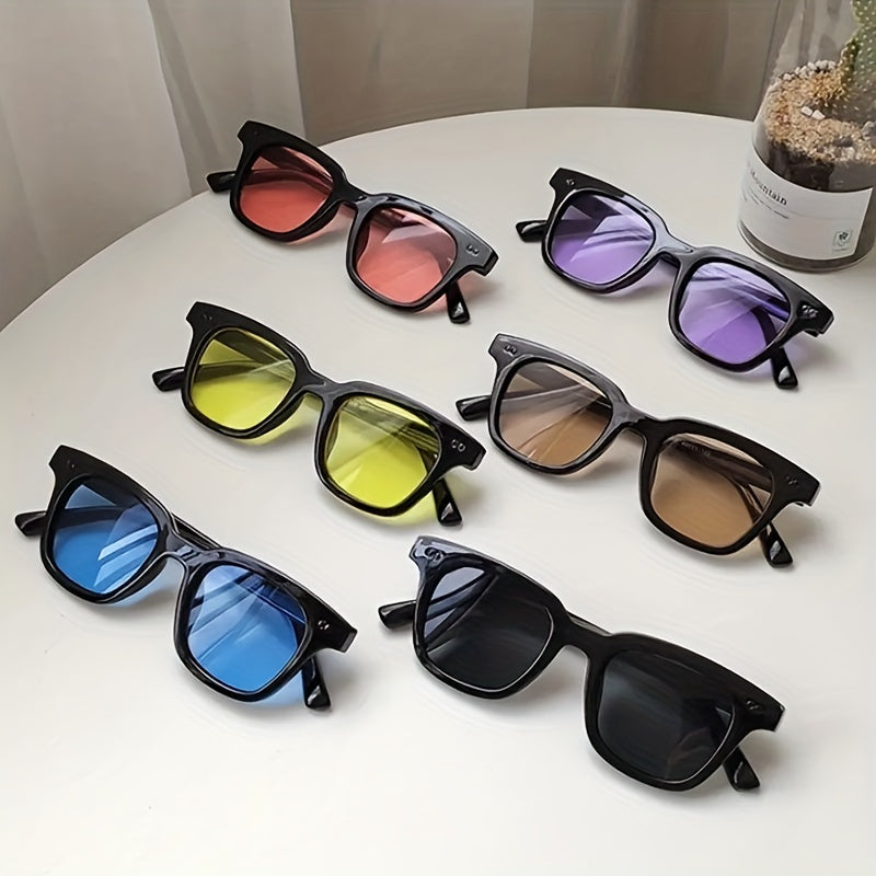 Square Sunglasses UV400 Sun Shades Glasses Beach Party Club