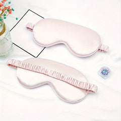 Double Sided Solid Eye Mask Elastic Travel Mask Lightweight Eye Cover