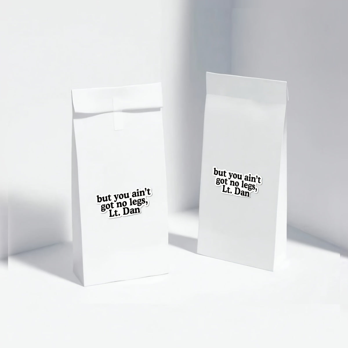 5pcs Lt Dan Stickers Inspirational Self Care Stickers for Laptop Water Bottle Ca