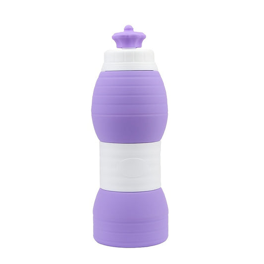 Creative Silicone Foldable Water Bottle Telescopic Water Cup for Outdoor Sports