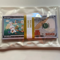 Easter Props Banknotes Bunny & Egg Role Play Decoration Party Supplies