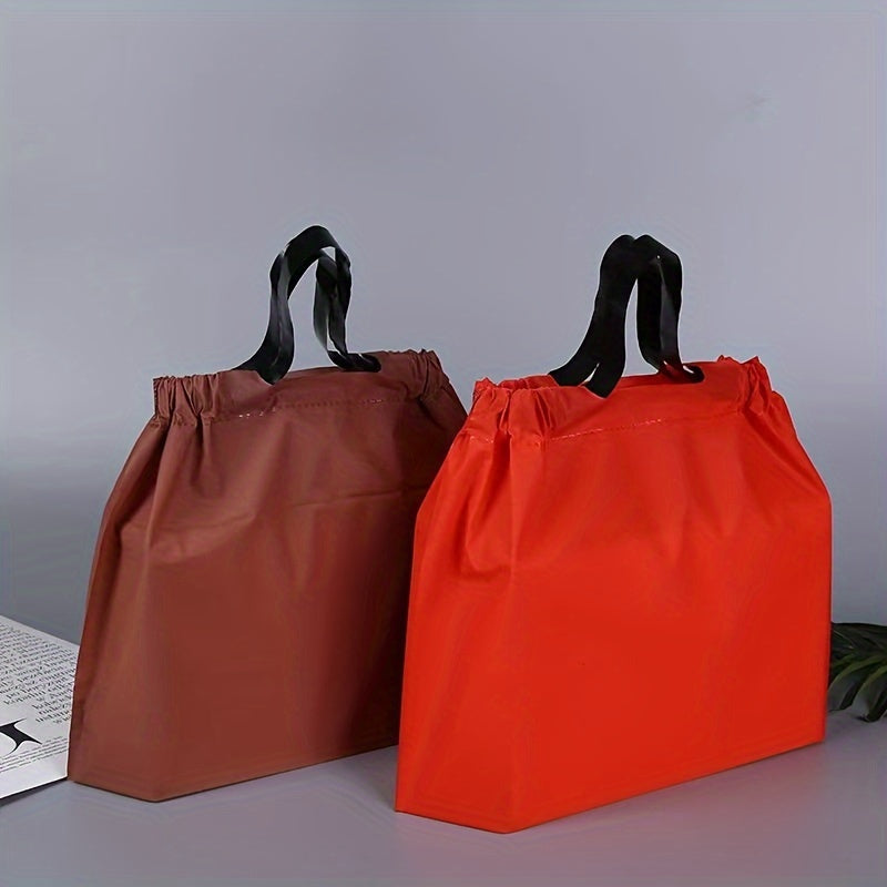 Red Christmas Gift Bag Catering Bread Shop Party Hand Packaging Bag