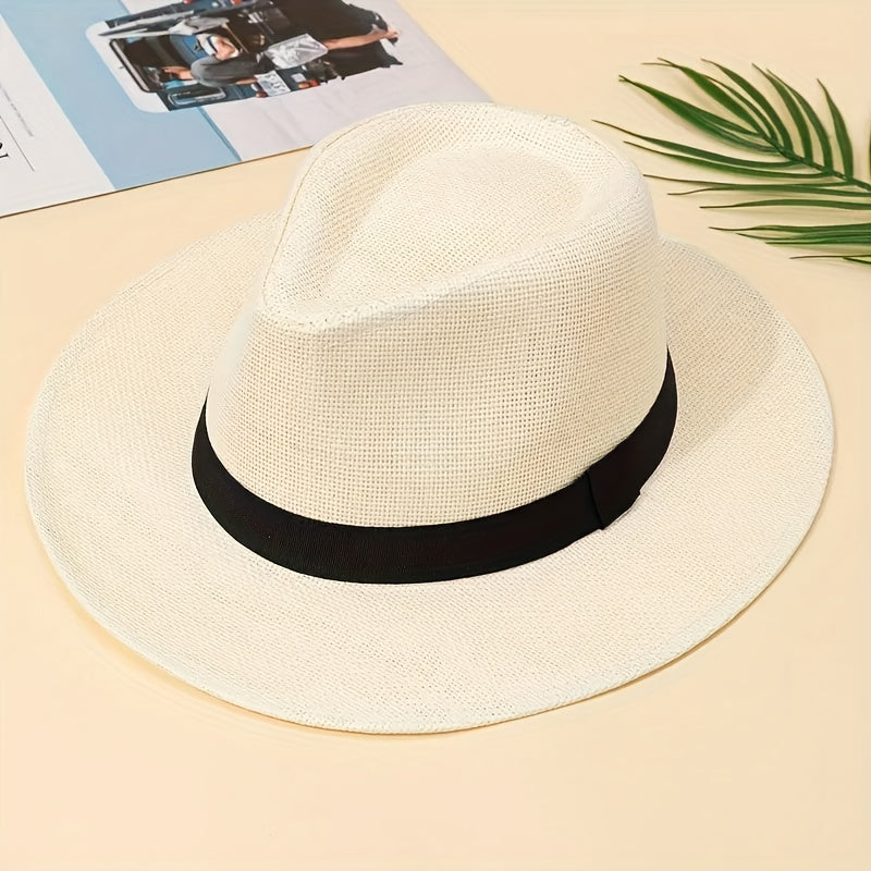 Multicolor Summer Straw Hat Sun Protection