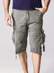Men's Casual Cotton Cargo Shorts for Summer