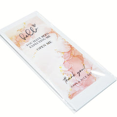 50pcs Thank You Stickers Waterproof Seal Labels Packaging Stickers