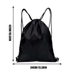 34X42cm Double Shoulder Drawstring Storage Bag for Travel Beach School Holidays