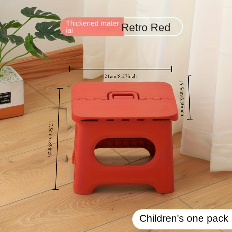 Portable Plastic Folding Stool Fishing Hiking Camping