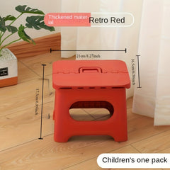 Portable Plastic Folding Stool Fishing Hiking Camping