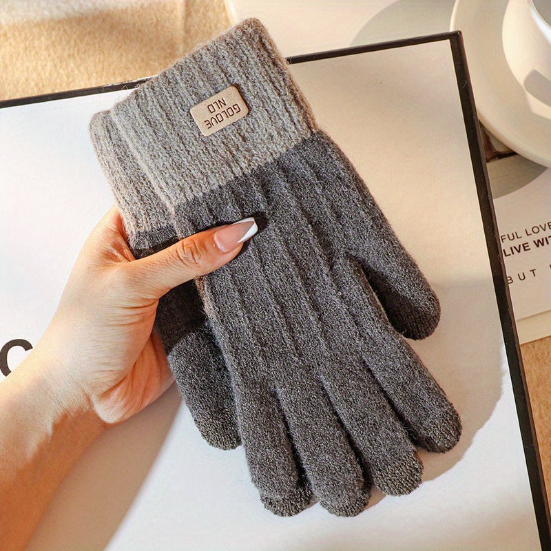 Winter Touch Screen Knitted Gloves for Women and Men
