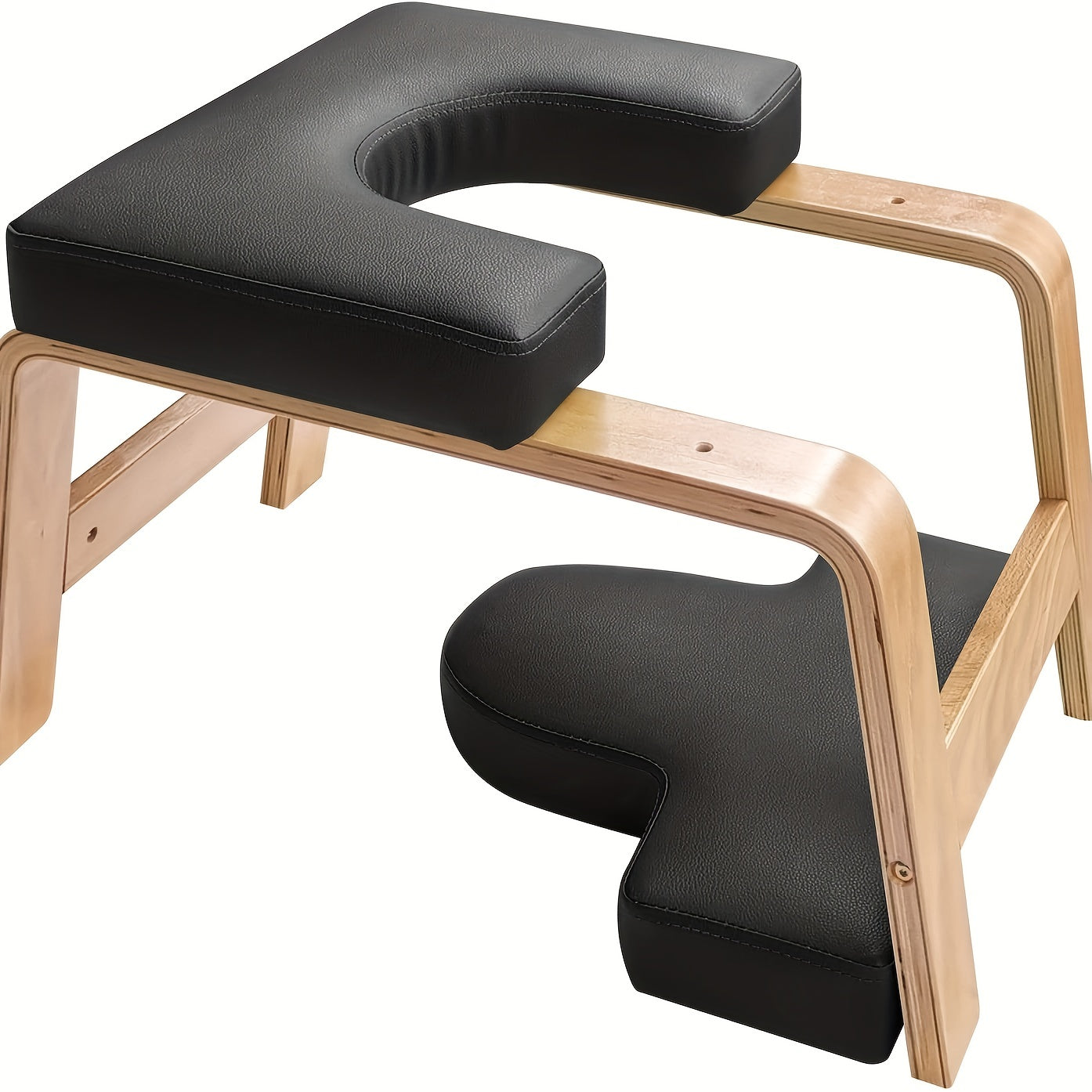 Yoga Chair With Soft Pads Headstand Trainer For Core Strength