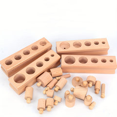 20pcs Wooden Building Blocks Set for Shape Recognition
